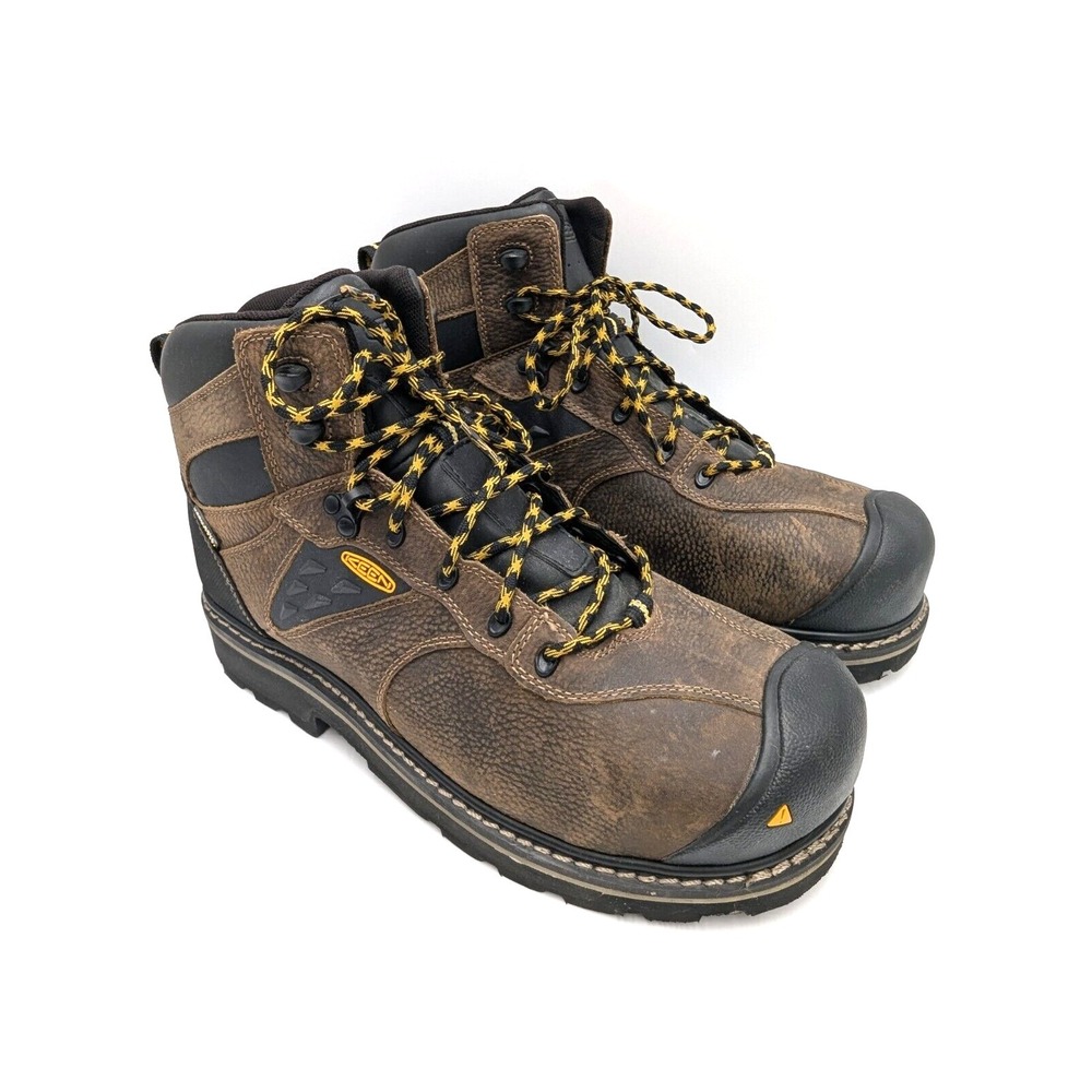 Keen Steel Toe Work Boots Men's 11.5 D Waterproof Leather Heavy ASTM F2413-11